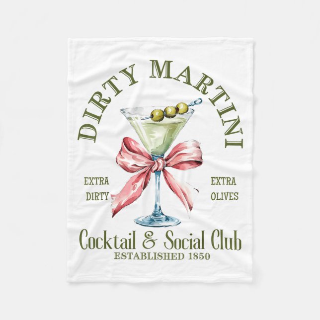 Manta Polar Dirty Bachelorette Martini Tail Club Martini Drink (Anverso)