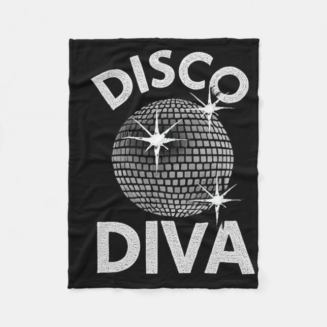Manta Polar Disco Ball Disco Diva Queen1 (Anverso)