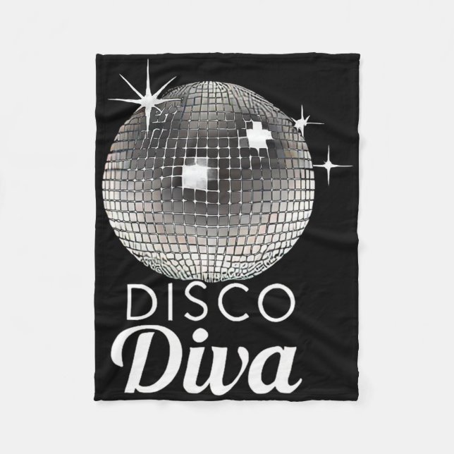 Manta Polar Disco Ball Disco Diva Queen3 (Anverso)