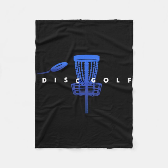 Manta Polar Disco de Golf Estilizado con Sket y Disco - Disco  (Anverso)