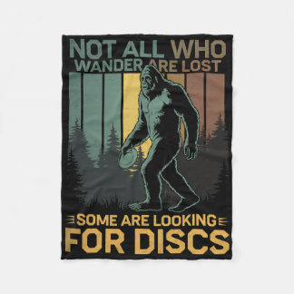 Manta Polar Disco Golf Sasquatch Bigfoot Jugador de Disco Golf