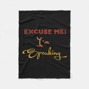 Manta Polar Disculpe, I#39; estoy hablando gracioso Kamala Har