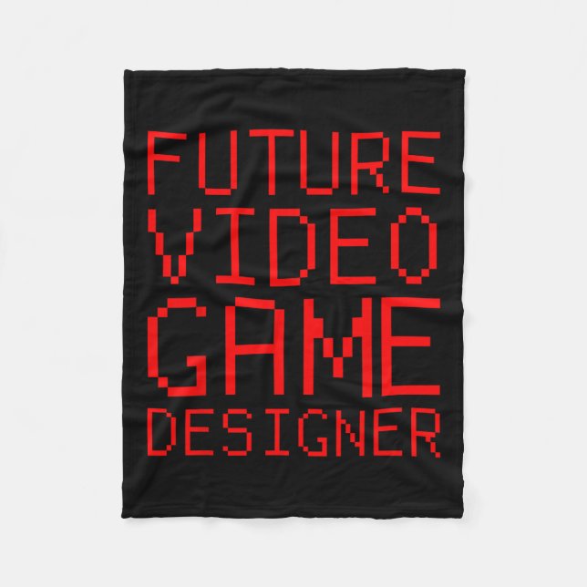 Manta Polar Diseñador de videojuegos infantil (Anverso)