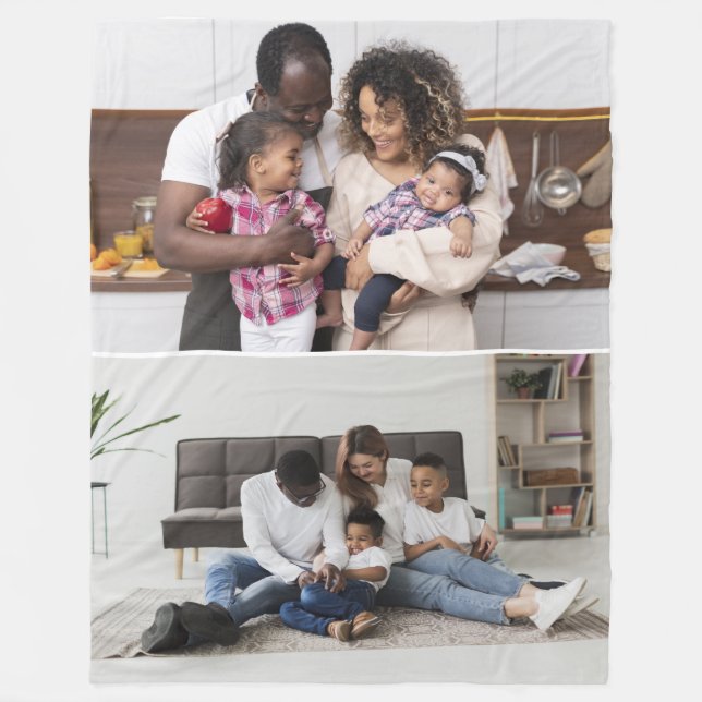 Manta Polar Diseñar su propio Collage de fotos 2 (Anverso)