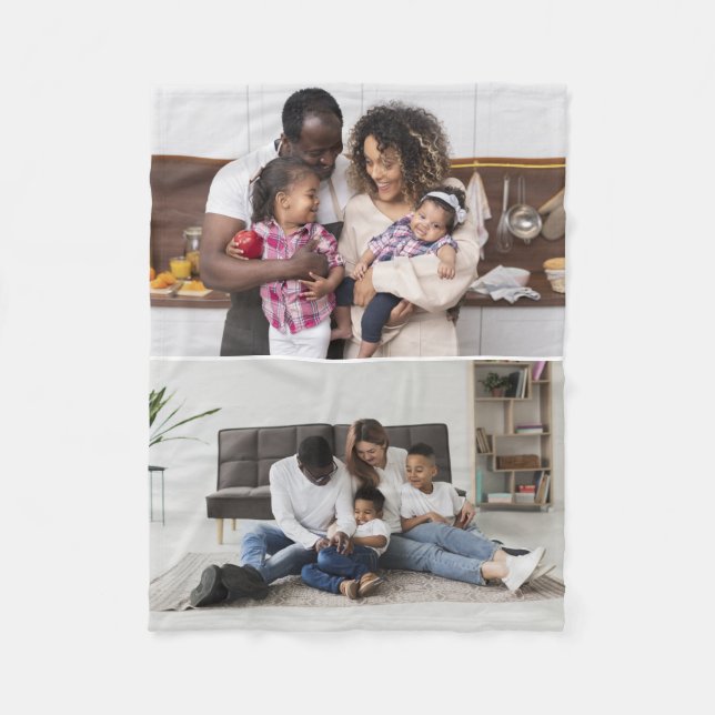 Manta Polar Diseñar su propio Collage de fotos 2 (Anverso)