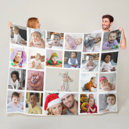 Manta Polar Diseñar su propio Collage de fotos 22
