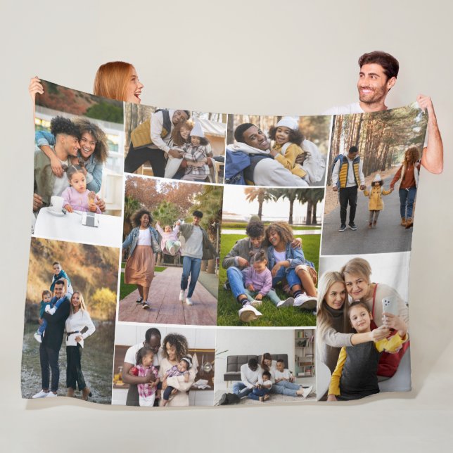 Manta Polar Diseñar su propio Collage de fotos de 10 (In situ)