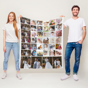 Manta Polar Diseñar su propio Collage de fotos de 40