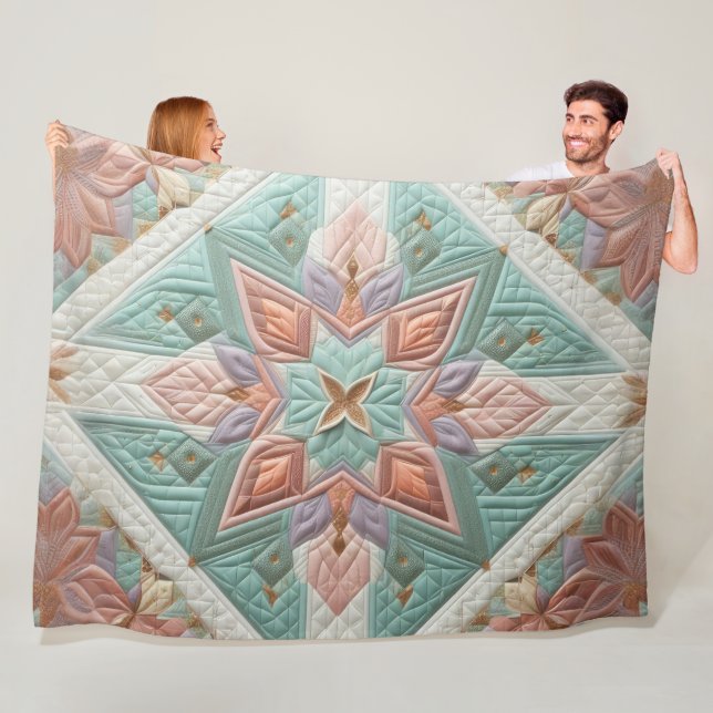 Manta Polar Diseño abstracto y sin límites (In situ)