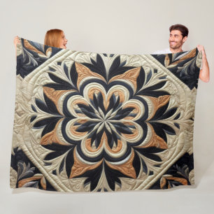 Manta Polar Diseño abstracto y sin límites