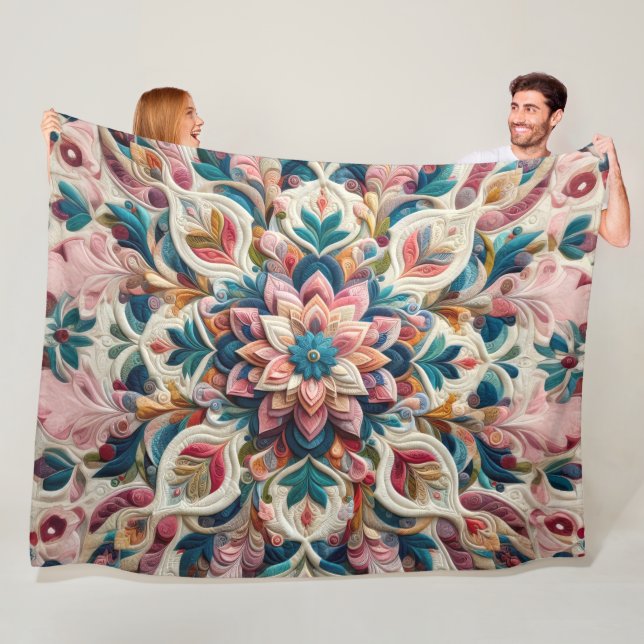 Manta Polar Diseño abstracto y sin límites (In situ)