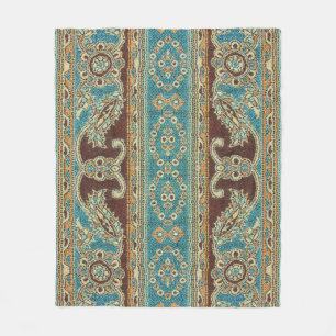 Manta Polar Diseño árabe de Fabric Paisley Oriental