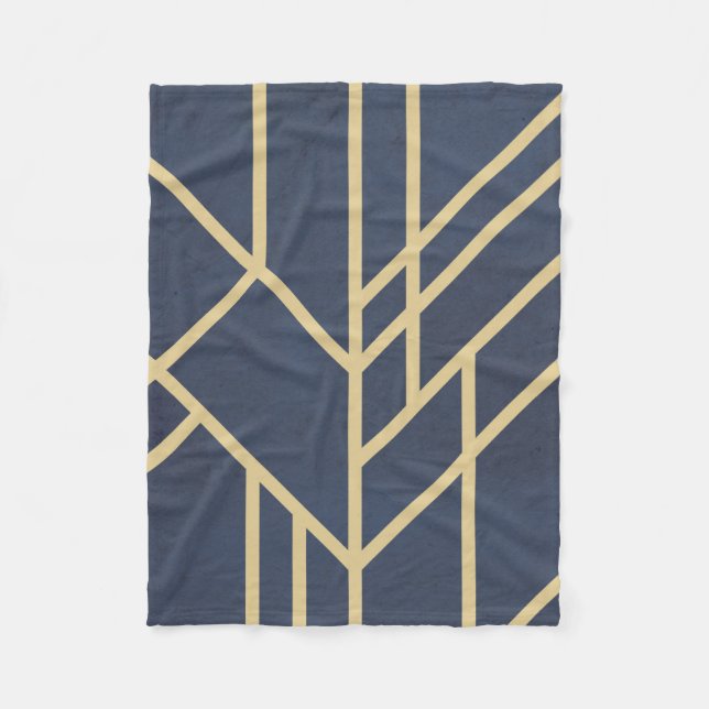 Manta Polar Diseño Art Deco (Anverso)