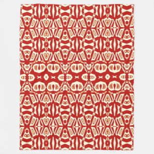 Manta Polar Diseño clásico en color rojo de 60" x 80"