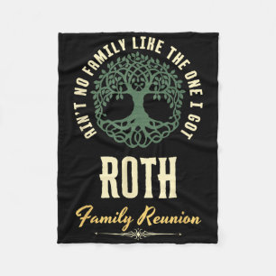 Manta Polar Diseño coincidente de Family Reunion 2025 - Roth