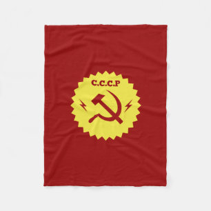 Manta Polar Diseño comunista de la insignia de CCCP