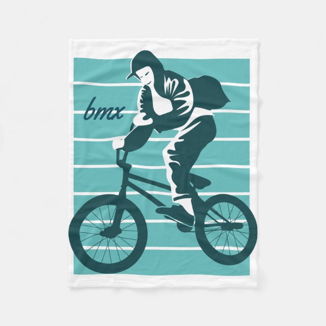 Manta Polar Diseño Cool Rider - BMX (Anverso)