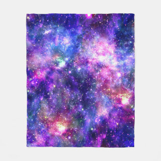 Manta Polar Diseño cósmico de impresión nocturna de galaxia