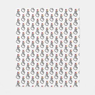 MANTA POLAR DISEÑO DE AMOR