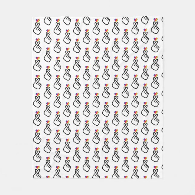 MANTA POLAR DISEÑO DE AMOR (Anverso)