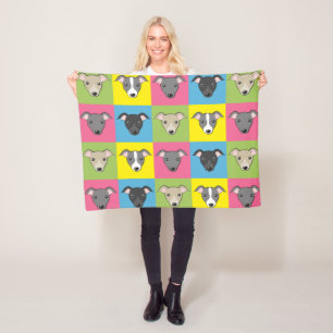 Manta Polar Diseño de arte pop italiano de personalizado curad