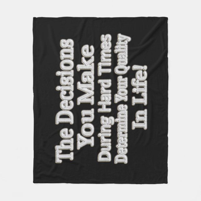 Manta Polar Diseño de Artesanía Cuidada "¡Su Calidad En La Vid (Anverso)