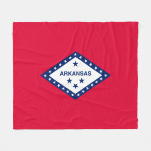 Manta Polar Diseño de bandera del estado de Arkansas