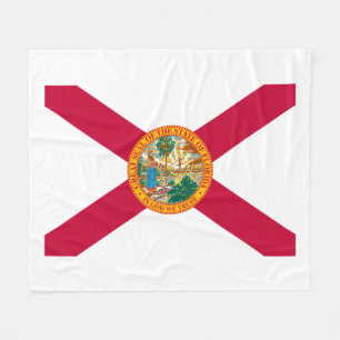 Manta Polar Diseño de bandera del estado de Florida