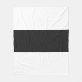 Manta Polar Diseño de barra pastel suave blanco y tono