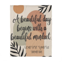 DISEÑO DE BENDICIONES EN Fleece Blanket