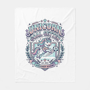 Manta Polar Diseño de camiseta gráfica retro de Unicorn Goal G