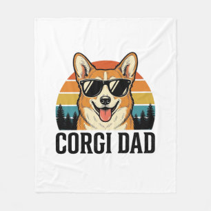 Manta Polar Diseño de camiseta para amante de perros con graba
