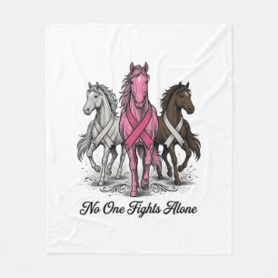 Manta Polar Diseño de camiseta vectorial de caballo de apoyo a