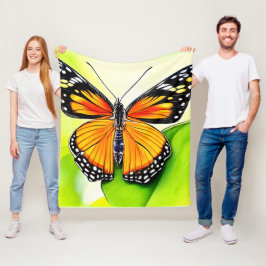 Manta Polar Diseño de detalles de ala mariposa