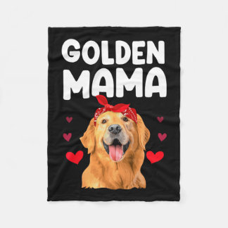 Manta Polar Diseño de Golden Retriever para las mujeres de mam