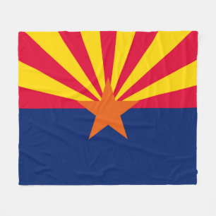 Manta Polar Diseño de la bandera del estado de Arizona