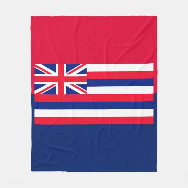 Manta Polar Diseño de la bandera del estado de Hawái (Anverso)
