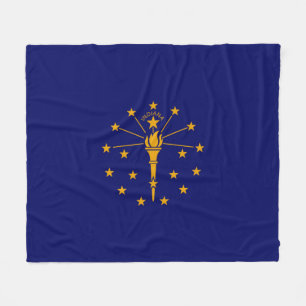 Manta Polar Diseño de la bandera del estado de Indiana