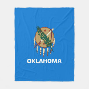 Manta Polar Diseño de la bandera del estado de Oklahoma