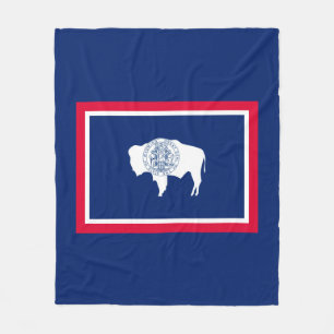 Manta Polar Diseño de la bandera del estado de Wyoming