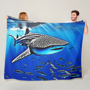 Manta Polar Diseño de la majestad del tiburón ballena