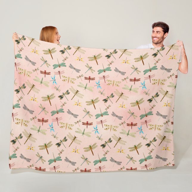 Manta Polar Diseño de la serie Dragonflies 3 (In situ)