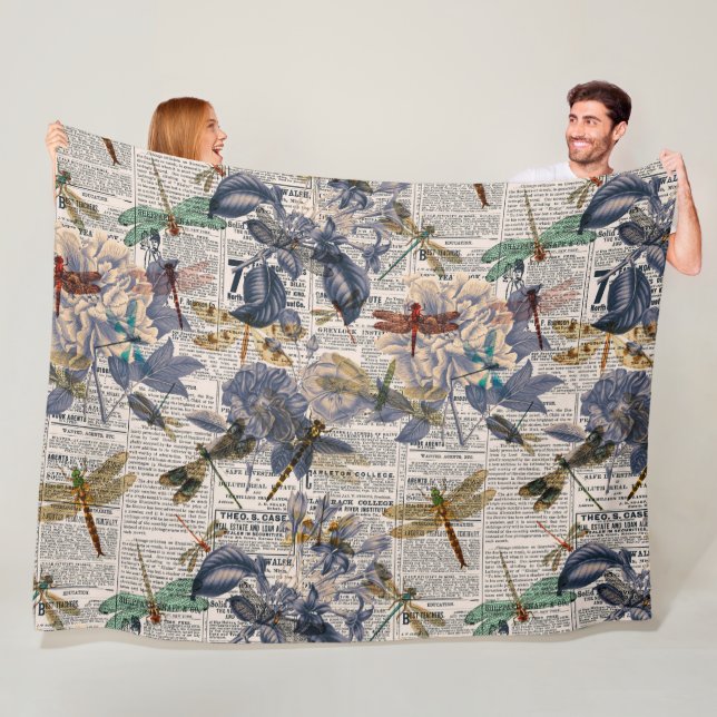 Manta Polar Diseño de la serie Dragonflies 5 (In situ)