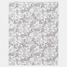 Manta Polar Diseño de línea simple de surtido