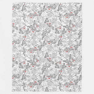 Manta Polar Diseño de línea simple de surtido