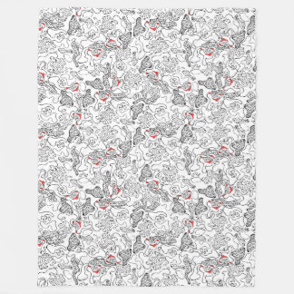 Manta Polar Diseño de línea simple de surtido