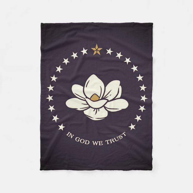 Manta Polar Diseño de marca de estado de Mississippi (Anverso)