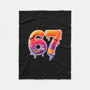 Manta Polar Diseño de meme divertido de helado que gotea Six S