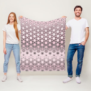 Manta Polar Diseño de metamorfosis rosa