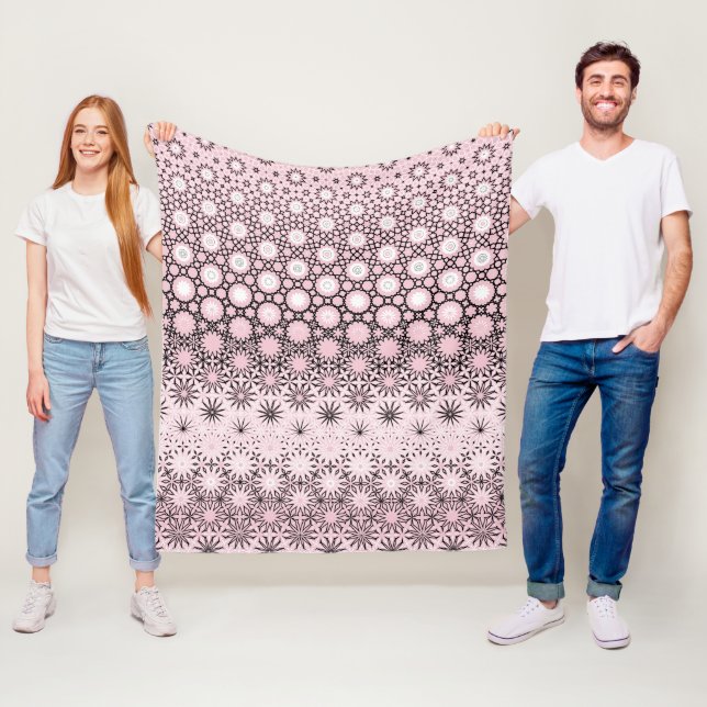 Manta Polar Diseño de metamorfosis rosa (In situ)